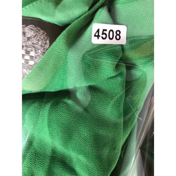 Vince Camuto Dress Chiffon Pleated Sleeve Float Shift Mini Emerald Green Size 2 - Picture 12 of 12